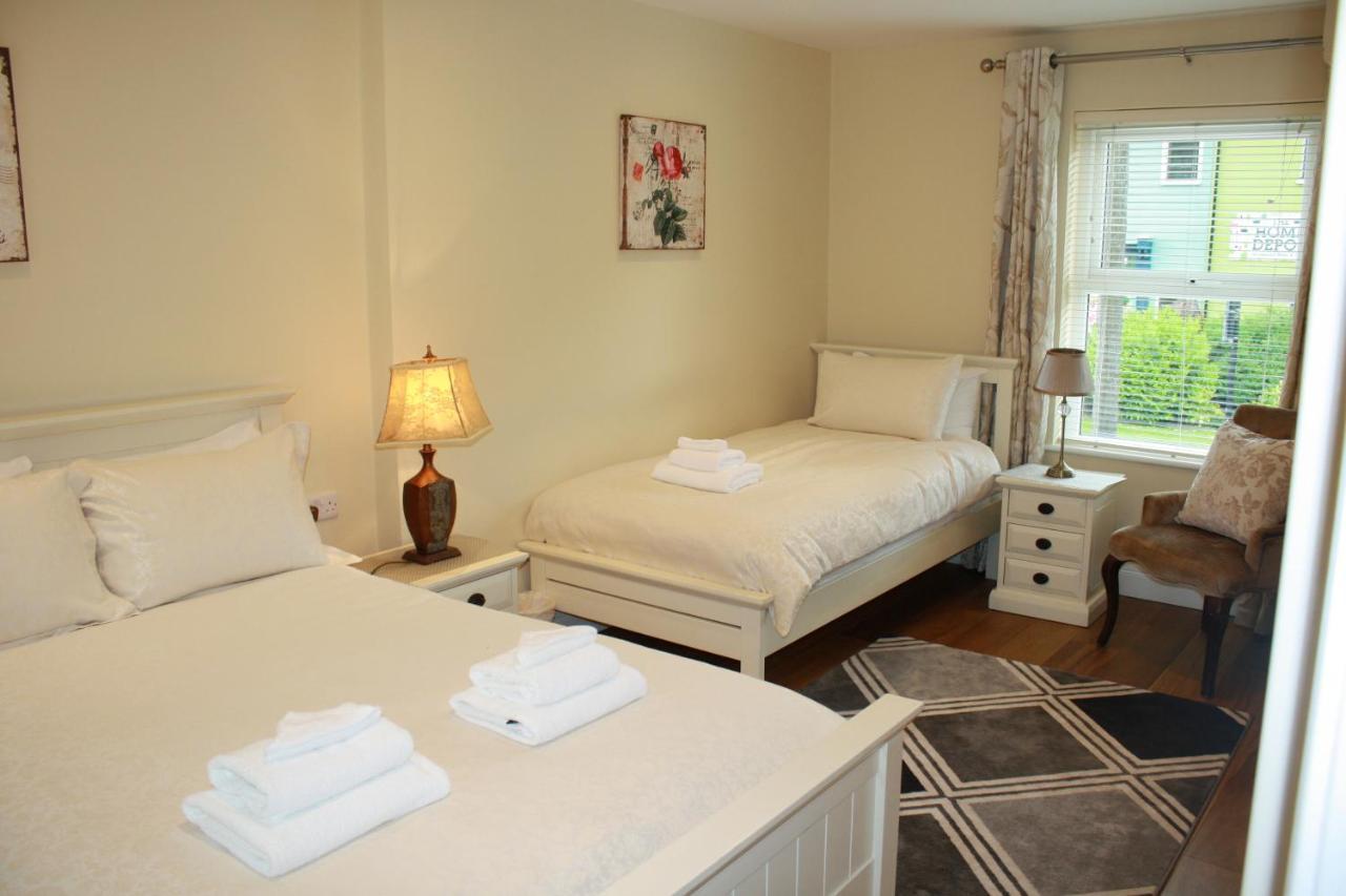 Luxury Townhouse -Free Private Parking- 2 Bedrooms Both En-Suite -Sleeps 5 - Fully Equipped Kitchen, Dining Room- Living Room With Tv Dvd Outside Courtyard With Seating - Fast Wi-Fi- 2-Minute Walk To Town Centre 킬라니 외부 사진